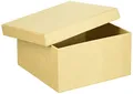 Produktbild: GLOREX 6 2022 125 Quadratbox, Pappe, Natur, 12.5 x 12.5 x 6.5 cm