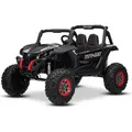 Produktbild: Beneo Motors Elektro-Kinderauto NEU RSX 24V, Schwarz, 4x4 Antrieb, Lithium-Batterie, EVA-Räder, Allradfederung, Doppelsitz aus Kunstleder geeignet... - Schwarz