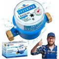 Produktbild: Antimagnetischer Wasserzähler 1/2'' 2,5 M3 Kaltwasser