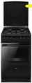 Produktbild: Amica Standherd 50cm Schwarz Gasherd Gaskochfeld Umluft Backofen Timer A