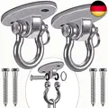 Produktbild: Besthouse Zwei Stücke SUS304 Edelstahl Schwerlast Deckenhaken Premium