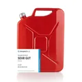 Produktbild: Oxid7 Kraftstoffkanister 20 Liter aus Metall mit Schraubverschluss | Benzin, Diesel & Bio-Ethanol geeignet | 20L Benzin-Kanister mit UN-Zulassung & Bauart geprüft