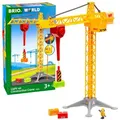 Produktbild: BRIO World 33835, Großer Baukran mit Licht, aus Kunststoff