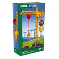 Produktbild: Brio World Eisenbahn Zubehör Großer Baukran mit Licht 5 Teile 33835