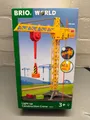 Produktbild: BRIO World 33835 Großer Baukran mit Licht | TOP ZUSTAND | VOLLSTÄNDIG OVP