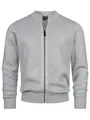 Produktbild: Indicode Herren INLaos Strickjacke mit Rundhalsausschnitt & Reißverschluss | Cardigan für Männer Lt Grey Mix, XL