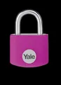 Produktbild: Yale 38 mm Aluminium Rosa Vorhängeschloss offener Stahlbügel YE3B/38/119/1/P