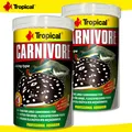 Produktbild: Tropical 2 x 1000 ml Carnivore für große, fleischfressende Fische