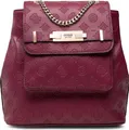 Produktbild: Guess Damen Rucksack Umhängetasche Schultertasche Damenrucksack, mit Magnetverschluss , Größe:Einheitsgröße, Farbe:Rot-dunkelrot