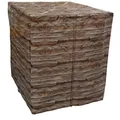 Produktbild: IBC Tank UV-Schutzhaube Abdeckung bedruckt Holzmuster Woody
