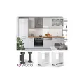 Produktbild: VICCO Herdumbauschrank 60 cm Weiß Küchenzeile Unterschrank Fame
