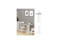 Produktbild: VICCO Esstisch Repose Küchentisch Esszimmer Tisch Säulentisch weiß 65x65 cm