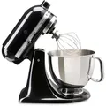 Produktbild: KitchenAid Küchenmaschine Artisan 4,8l, Onyx Schwarz 5tlg. Metall