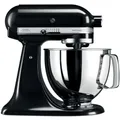 Produktbild: KitchenAid 5KSM125EOB Schwarze Küchenmaschine 4,8 l Offizielle KitchenAid-Garant