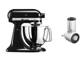 Produktbild: Kitchenaid 5KSM125EOB Küchenmaschine 300 Watt Onyx-Schwarz - mit Gemüseschneider
