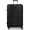 Produktbild: Franky London 4 Rollen Trolley L 74 cm mit Dehnfalte  schwarz
