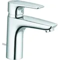 Produktbild: KLUDI PURE&SOLID Waschtisch-Einhandmischer, Auslaufhöhe 100mm, mit Metall Ablaufgarnitur, Chrom, 342900575