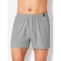 Produktbild: Boxershorts WÄSCHEPUR, Herren, Gr. 5, 3 Stk., bunt (anthrazit, mint, kariert, anthrazit, hellgrau), 95% Baumwolle, 5% Elasthan, Unterhosen