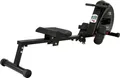 Produktbild: Christopeit Sport® Rudergerät Cambridge II Black Edition (120 kg max. Benutzergewicht, Sport), Rudermaschine, Seilzug, klappbar