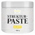 Produktbild: Creative Deco Strukturpaste Glatt 500 g | Weiße Spachtelmasse für Acrylmalerei | Modellierpaste für Kunstprojekte, Acrylfarbe, DIY, 3D-Effekte, Texturen | Einfach mit Palettenmesser aufzutragen