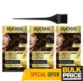 Produktbild: Syoss Oleo 4-18 Mokka Brown Hair Color Rich Long-Lasting Oil Nourishing 3er Pack