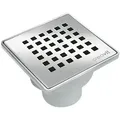 Produktbild: Bodenablauf Edelstahl 150x150mm Hofablauf Terrasse Duschablauf Badablauf DN 50