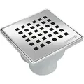 Produktbild: Creavit - Bodenablauf Edelstahl 150x150mm Hofablauf Terrasse Duschablauf Badablauf Dn 50