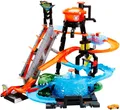 Produktbild: Hot Wheels Autorennbahn mit Krokodil und Autowaschanlage, mit Farbwechseleffekt, inkl. 1 Spielzeugauto, Auto Spielzeug, Spielzeug ab 5 Jahre, FTB6