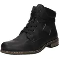 Produktbild: Schnürstiefelette Kaltfutter bis 35mm Absatz (casual) 71222-01 - Schwarz - 38