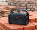 Produktbild: Soundmaster DAB85BL Stereo Baustellenradio Gartenradio Outdoorradio