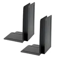Produktbild: 4303-10-4 - Buchstützen aus Metall 4 Stück schwarz 14 x 24 x 13 cm für Schule...