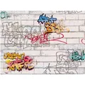 Produktbild: A.S. Création Papiertapete Boys & Girls 6 Graffitiwand Grau-Bunt FSC®