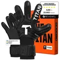 Produktbild: T1TAN Torwarthandschuhe Erwachsene, CLASSIC Black-Out, Größe 6-11 schwarz 11