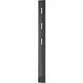 Produktbild: GERMANIA Garderobenständer 3255-547 3 Haken Wandhalterung 15 x 4 x 170 cm Dunkelgrau