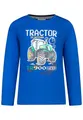Produktbild: SALT AND PEPPER BY KIDS PARK Jungen Langarmshirt mit leuchtendem Traktor Print T-Shirt, Signal Blue, 104/110 cm