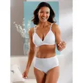 Produktbild: Bügelloser BH WÄSCHEPUR, Damen, Gr. 100, Cup B, weiß, 82% Polyamid, 18% Elasthan, BHs