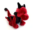 Produktbild: Nici 46712 Dragonia Drache Eldor 20cm rot schwarz Kuscheltier Stofftier NEU