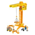 Produktbild: Smallfoot Baukran mit Baustellenzubehör (12007) Spielzeug-Kran
