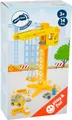Produktbild: small foot 12007 - Baukran aus Holz mit Baustellenzubehör, 13 Teile, 360 Grad...
