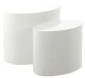 Produktbild: ACTONA GROUP Couchtisch Mice, Anstelltisch, Sofatisch, TOPSELLER! 2er-set, Scandi-Stil (Couchtisch, Beistelltisch, OTTOs Choice), moderne ovale Form (Set, 2 st). in verschiedenen Farben, pflegeleicht
