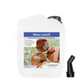 Produktbild: 5L Leinöl Holzschutz | Holz-Pflegeöl für Echtholzmöbel (5L + Ausgießer)