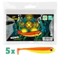 Produktbild: Lieblingsköder Kunstköder 5 Lieblingsköder Gummifische zum Zanderangeln mit Gummifisch 7,5cm