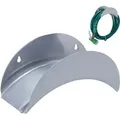 Produktbild: Relaxdays - Schlauchhalter Wand, für 30 m 1/2' Schlauch, Gartenschlauch Halterung, Metall, runde Schlauchaufhängung, grau