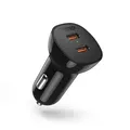 Produktbild: Choetech Autoladegert Tc0008 40W 2X Usb-C - Schwarz