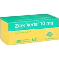 Produktbild: ZINK VERLA 10 mg Filmtabletten 100 St. PZN 08912195