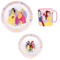 Produktbild: Disney Prinzessinnen Arielle Kinder Geschirr-Set 3 teilig Becher Teller Schüssel