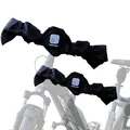 Produktbild: honju Bike Doppelpack - Universelle Lenker-Schutzhülle, Transportschutz für Fahrräder und E-Bikes (Wasserdicht, Einfache Installation, Perfekt für den Transport auf Heck- oder Dachträger)