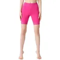 Produktbild: Bellivalini Leggings Damen Shorts aus Viskose BLV50-216 (1-tlg) mit Spitze rosa 4XL