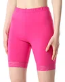 Produktbild: Bellivalini Damen Kurze Leggings aus Viskose mit Spitze BLV50-216 (Rosa, 4XL)