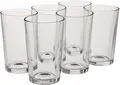 Produktbild: Unie 200ml Gläser Set 6 Stück Hartglas Spülmaschinenfest Neu